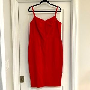 Banana Republic Red Sheath Dress size 16Tall new with tags